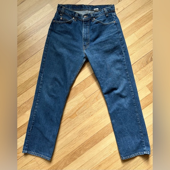 Vintage Levi’s 505 Jeans Orange Tab Straight Leg Regular Fit Men’s 33x30 USA - Picture 3 of 14